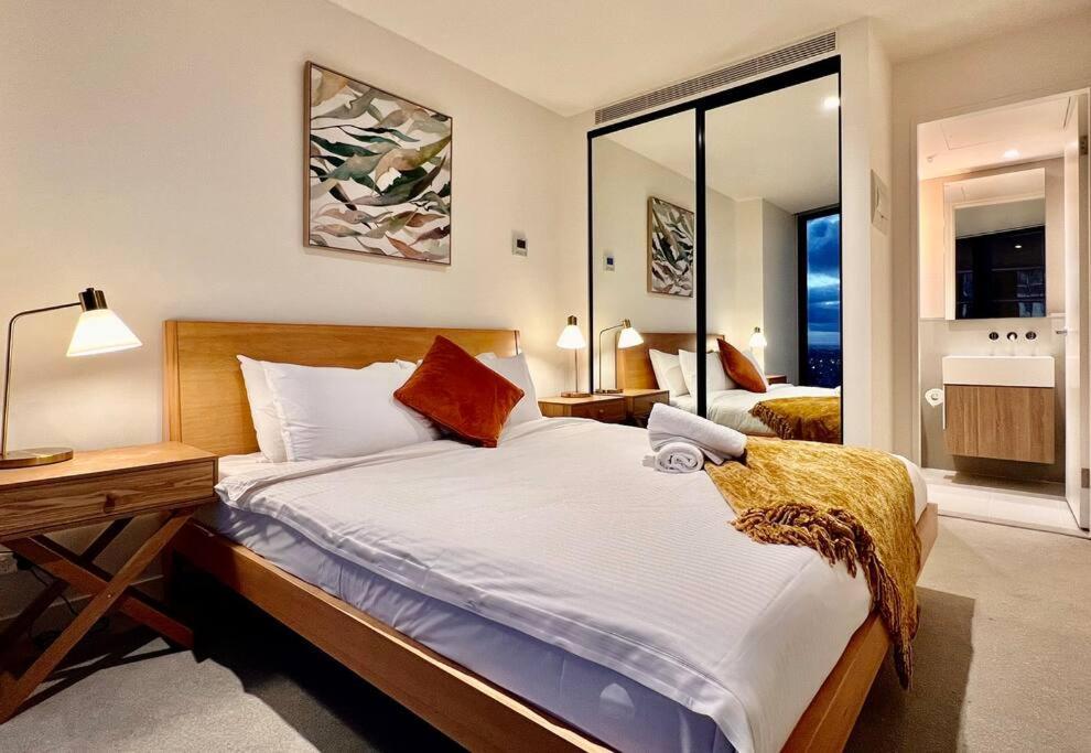 Highrise View 1King1Queen 2Baths Melbourne Eksteriør bilde