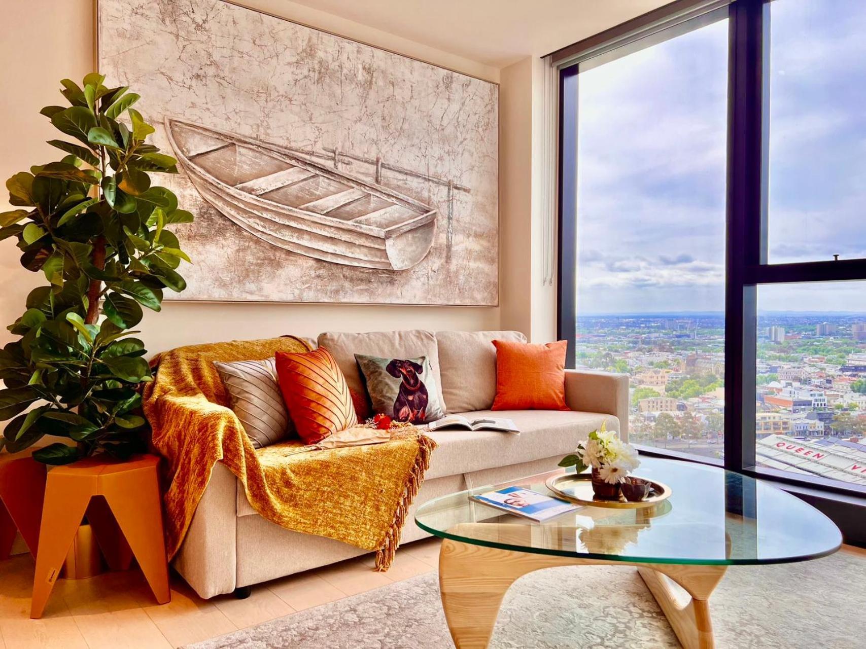 Highrise View 1King1Queen 2Baths Melbourne Eksteriør bilde